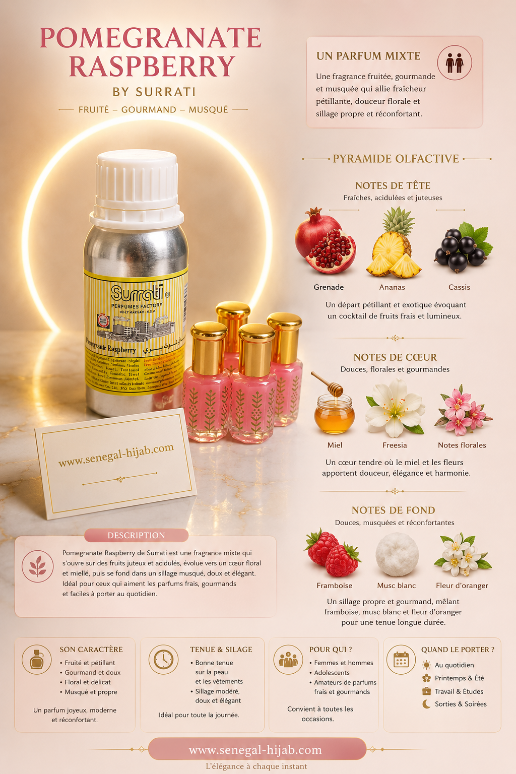 Pomegranate Raspberry de Surrati